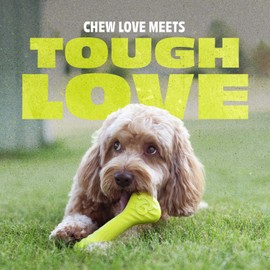 Benebone Natural Rubber Dog Bone Chew Toy, 100% Natural Rubber