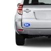 Anti-UV Vinyl Car Bumper Stickers for Running, Marathons, Ultras, Triathlons,