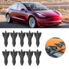 10Pcs Carbon Fiber Style Universal Car Rear Roof Shark Fins