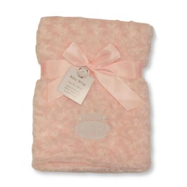 Baby Girls Wrap Blanket with 'Princess' Embroidery