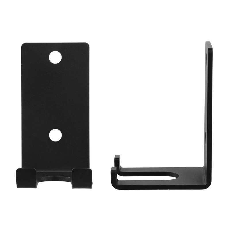 QWORK® Single Barbell Bar Holder - Solid Steel - Wall