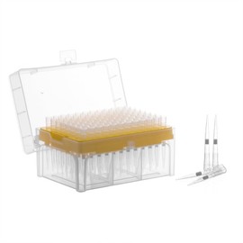 EISCO Racked Filter Tips, 50µl - 96 Tips - Graduated - Hydrophobic, Polyethylene Filtered Tips - Sterile, Autoclavable