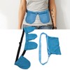 Blue Breast Surgery Drainage Bag Breathable Mastectomy Drain Holder with