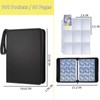 9 Pockets Card Collection Binder with 50 Pcs Removable Sleeves,