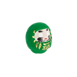Tierra Zen 6.5 cm Daruma Wallpaper Maché Green