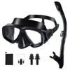 HIKOTEY Adult Snorkel Set, Diving Goggles, Snorkelling Adult Set with