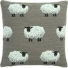 Sander Cushion Cover Fluffy Gang Brown Size 40 x 40