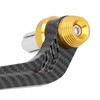 Motorcycle Handlebar Guard Carbon Fiber Style Aluminium Alloy Universal 22mm/0.87inGold