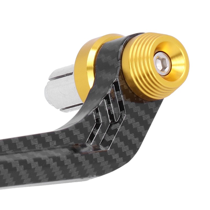 Motorcycle Handlebar Guard Carbon Fiber Style Aluminium Alloy Universal 22mm/0.87inGold