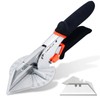 LeafLux Replaceable Blade Miter Shears, Multifunctional Trunking Shears for Angular