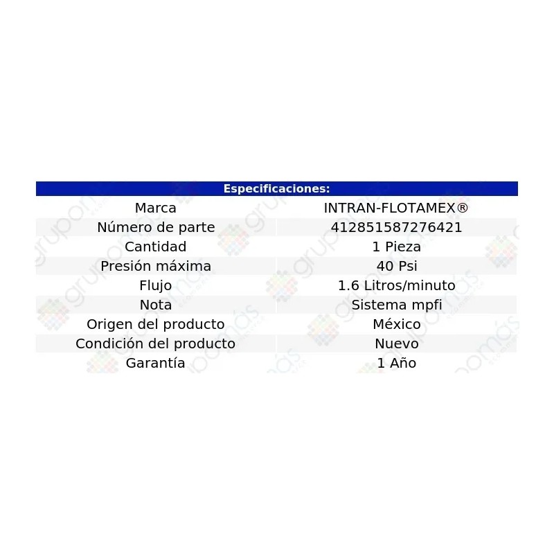 Repuesto Bomba Combustible Highlander V6 3.3l 06 Al 10