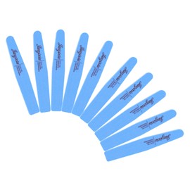 Beavorty 10pcs Nail Files Block Professional Sponge Nail Polisher for Manicure Pedicure Portable Buffer Strips for Fingernail Toenail Care Gentle Surface Sanding