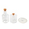 Mud Pie Stacked Oil and Vinegar Set, Glass, 9 1/2"