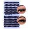 Fluffy Lash Clusters 80D+100D Thick Cluster Eyelash Extensions 10-18mm DIY