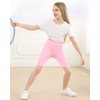 Chamri Girls' Cycling Shorts, Summer Shorts, Pack of 4, Refreshing