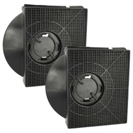 vhbw 2 x activated carbon filters compatible with Elica CIAK LUX GR/A/L/56, CIAK LUX GR/A/L/56 PRF0121068B cooker hood - 21.3 x 20.7 x 4.1 cm