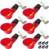YSIL Chicken Waterer Cups Automatic Feeder 6 Pack with 1/8"