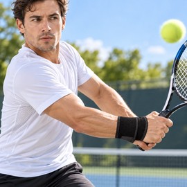 Sports Wrist Support Band for Badminton, Basketball & Tennis – Pressure-Style Design for Training and Court Sports