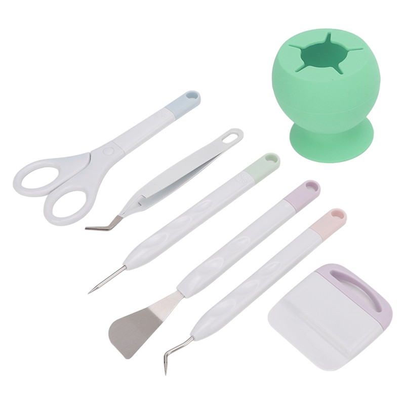 DIY Craft Tools Easy Operation Crafting Tools with Silicone Storage