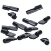 1/4" Spoon Style Cabinet Shelf Support Pegs | Black |