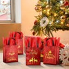 Pack of 24 Christmas Gift Bags with Tissues, Medium, Red,