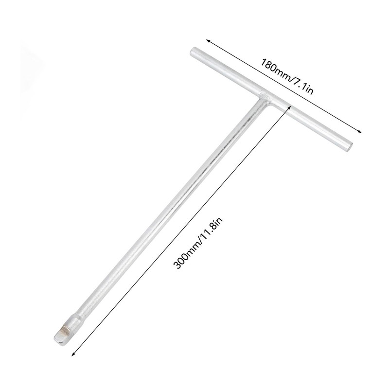 T Handle Wrench Drive 3/8-inch Chrome Vanadium Steel T Bar