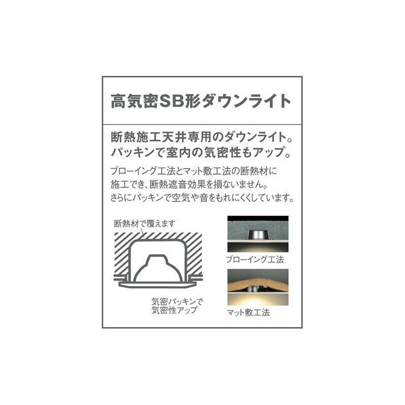 Panasonic LRD9200 Recessed Ceiling LED Downlight for Under Eaves Shallow