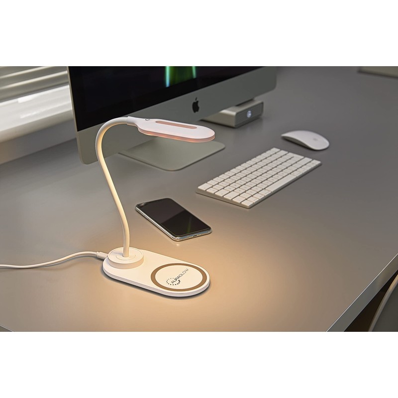 Auraglow LED Flexible Neck Desk Lamp with 3 Colour Modes