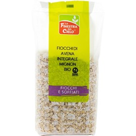 La Finestra Sul Cielo Fiocchi di Avena Integrale Mignon Bio, 500g