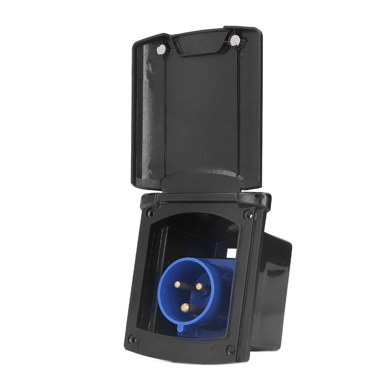 32A 220V‑250V RV External Power Outlet Box 3 Pin Plug