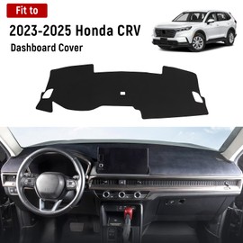 Bercicci Dash Cover for Honda CRV 2023 2024 2025 2026 Hybrid (Include HEV) Accessories Flannel Dashboard Cover Dash Mat Center Console Cover Sunshield Protector Pad (Without HUD)