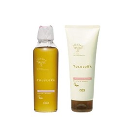 Yuruka Flora Moist Shampoo 8.5 fl oz (250 ml) & Floranalish Treatment, 7.1 oz (200 g) Set