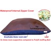 Dogbed4less Large Memory Foam Dog Bed Pillow with Orthopedic Comfort,