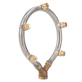 YYQTGG Misting Nozzle, Stainless Steel Mister Nozzles 13x10x3cm Requirements Water Hose Nozzle for Garden Watering, Mister Nozzle Replacement Kit