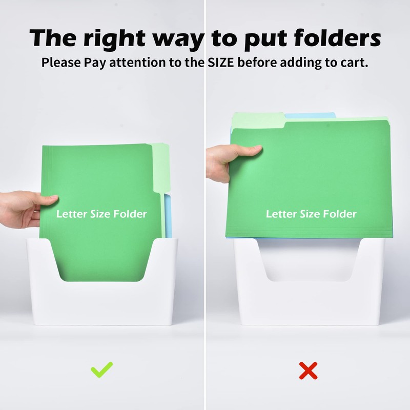 YOHOM No Drilling File Holder Wall Mails Magazines Organizer Adhesive