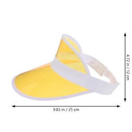 BESPORTBLE Sun Visor Uv Hats for Women Sun Summer Use Hat Sun Proof Headband Kids Sport Hat Visor Hat Multifunctional Hat Baseball Cap Beach Visors for Women Tennis Hat Man Wide Eaves Plastic