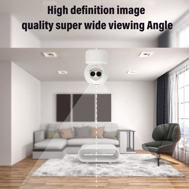 1080P HD Dual Lens Security Camera Wireless WiFi Security Camera