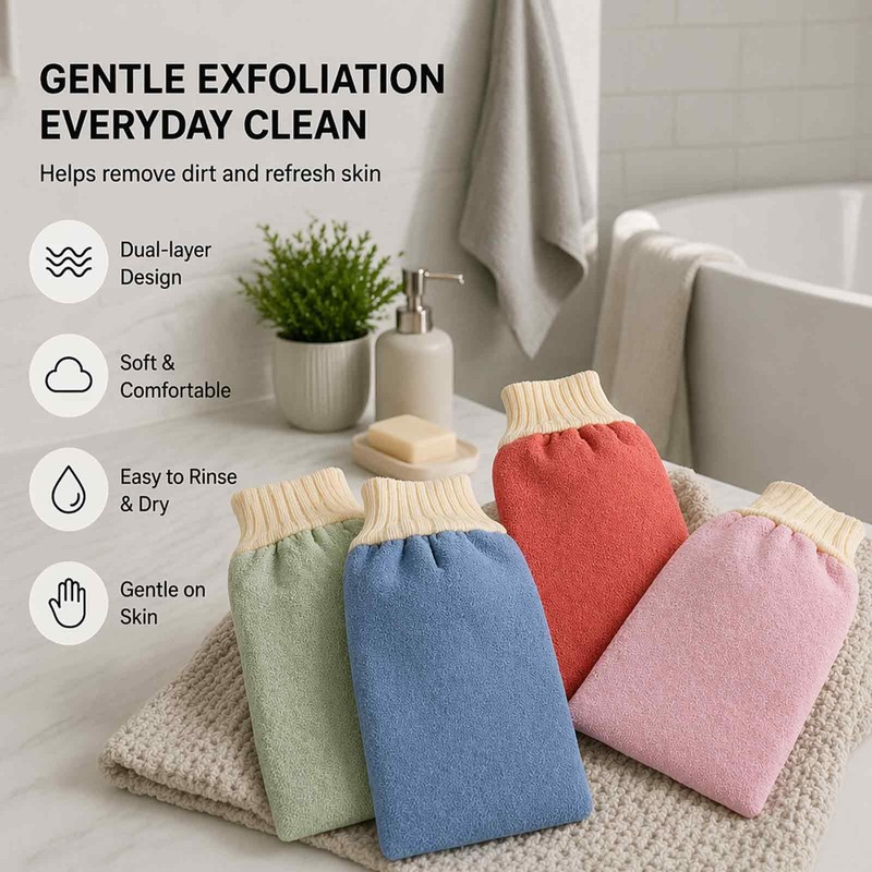 Exfoliating Bath Set - African Net Sponge - Exfoliating Washcloth