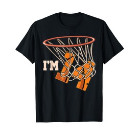 I'm 14 Basketball Theme Birthday Party Celebration 14th T-Shirt