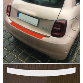 Paint Protection Film, Boot Sill Protection, Compatible with Fiat 500 Electric from 2020, Transparent