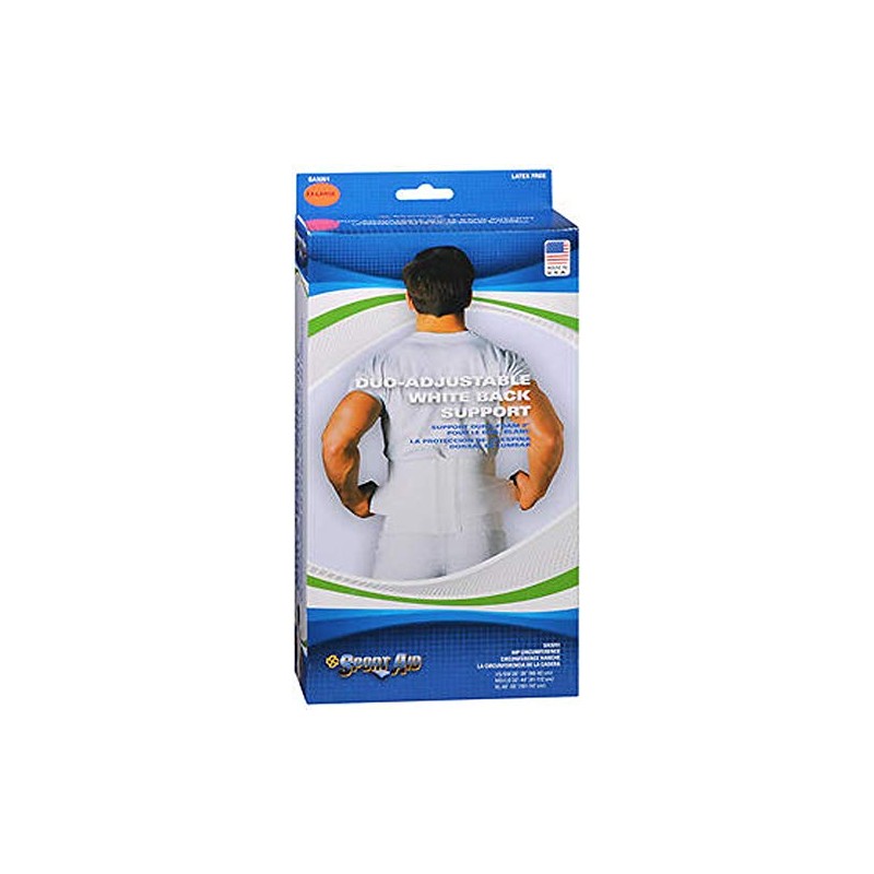 Sport-Aid Back Belt DUROFOAM SPORTAID White X-Large 3251