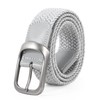 JASGOOD Men Elastic Braided Woven Stretch Belt 1 3/8 Casual
