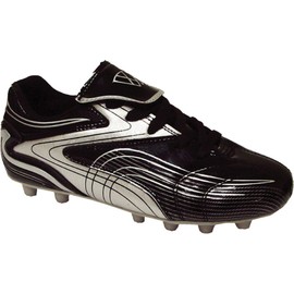 Vizari Men's Striker FG Soccer Shoe, Black/Silver, 7 M US