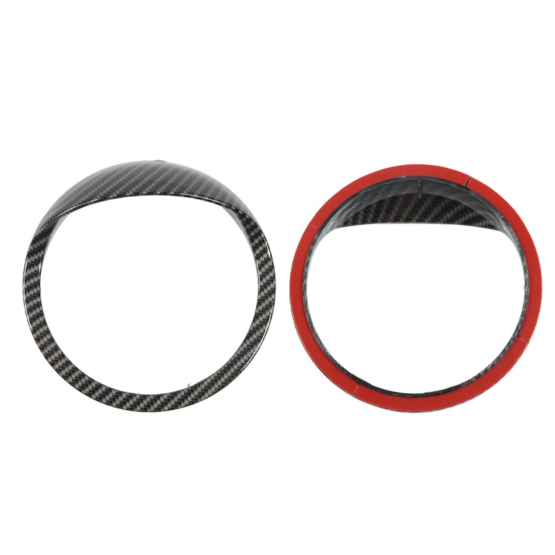 Motorcycle Speedometer Intrument Gauge Bezel Cover Trim Carbon Fiber Style