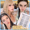 Newcally Bottom Lashes Cluster Natural Look 4-7MM Lower CC-Curly Individual
