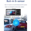 3 Channel Car Dash Cam, 1080P Front Rear Inside Car