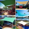 Cisvio Custom Size 14'X15' Turquoise Mix Rectangle Sun Shade Sail