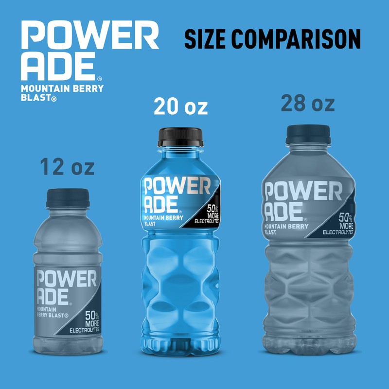 POWERADE Mountain Berry Blast, 20 fl oz, 8 Pack