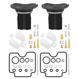 Carburetor Rebuild Repair Kit with Diaphragm Fit for Yamaha XVS1100 V-Star XVS 1100 1999-2007, Fit for XVS 1100 Drag Star 1999-2007