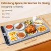 Large Food Warming Tray with Adjustable Timer & Temperature Control